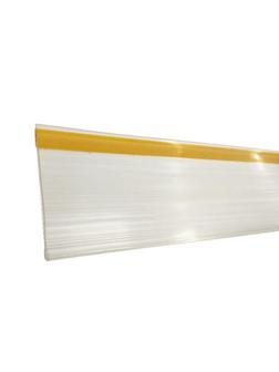 Ценникодержатель полочный самокл. DBR60 дл1000мм, прозр, 50шт/уп