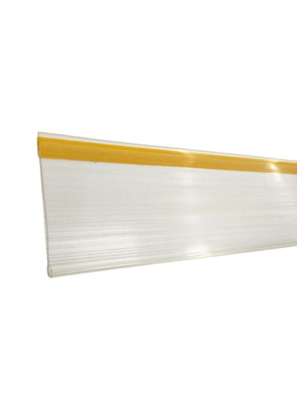 Ценникодержатель полочный самокл. DBR60 дл1000мм, прозр, 50шт/уп