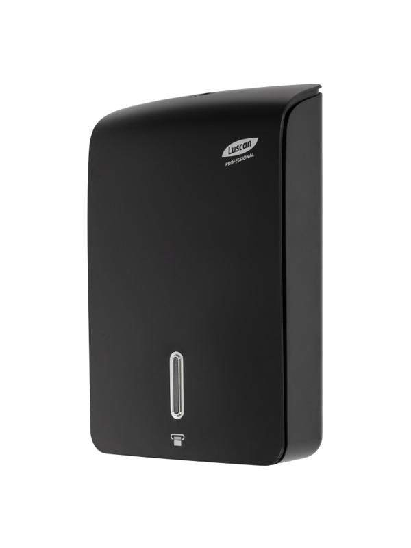 Диспенсер для полотенец лист Luscan Prof Etalon Z-слож maxi черный 151061