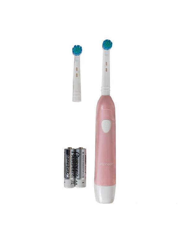 Зубная щетка Pioneer TB-1021, детская, бел./роз., элек (4897123476425)