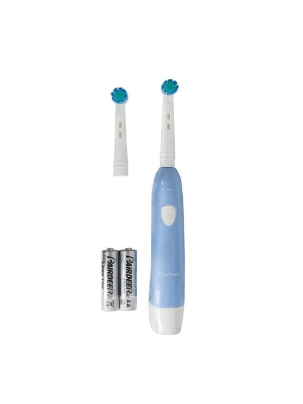 Зубная щетка Pioneer TB-1020, детская, голуб./бел., элек. (4897123476401)