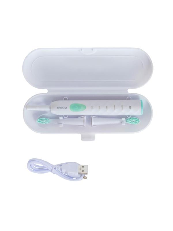 Зубная щетка Pioneer TB-5020, бел./берюз. элек. (4895227618505)