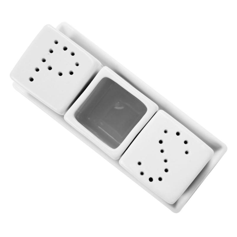 Набор для специй Lambert, фарфор, 3пр.,белый, фк6031