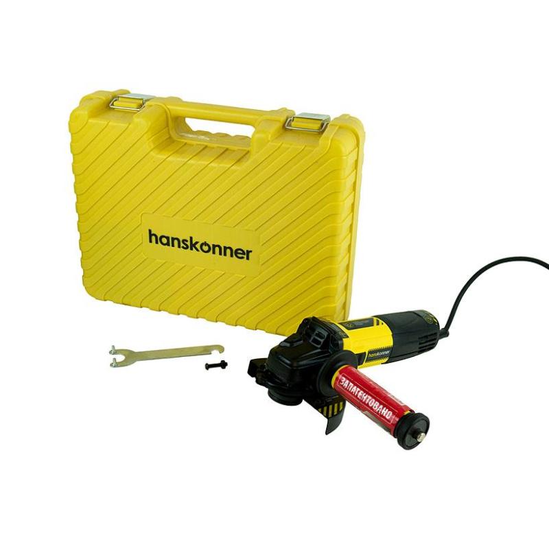 Шлифмашина угловая Hanskonner 125 мм, 1100Вт, рег.оборотов (HAG9012TES)