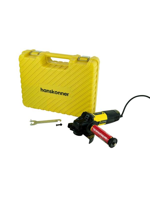Шлифмашина угловая Hanskonner 125 мм, 1100Вт, рег.оборотов (HAG9012TES)