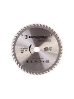 Диск пильный по дереву БОЕКОМПЛЕКТ, d185x20/16мм, 48зуб(B9022-185-20/16-48)