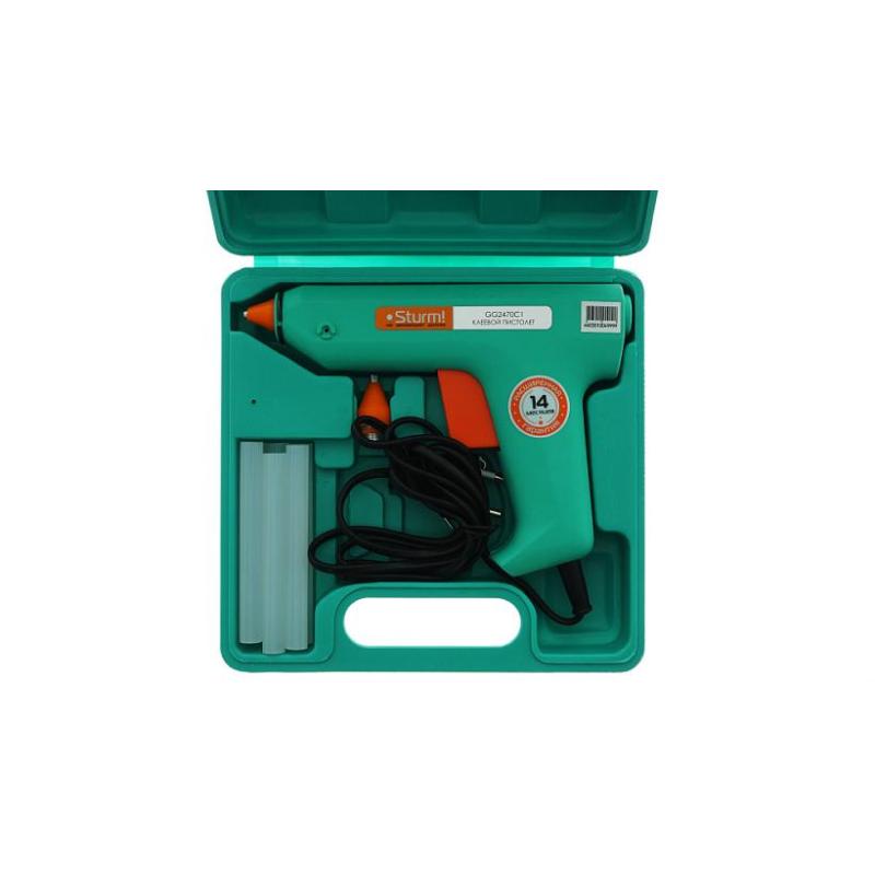 Пистолет клеевой Sturm!  78Вт, 11мм, 6 стержней (GG2470C1)