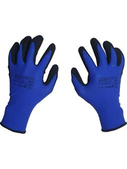 Перчатки защитные нейлон всп.нитрил SCAFFA NY1350S-NV/BLK р.9