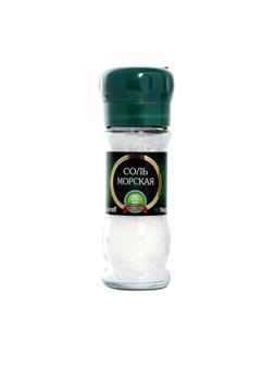 Соль Мельница Naturell морская Высший сорт, помол 2-5 мм., 100г