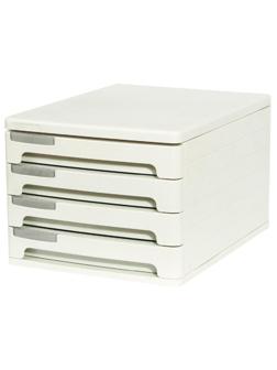 Бокс с выдвижными лотками А4+ ErichKrause Classic 4выдвижных ящика серый 40