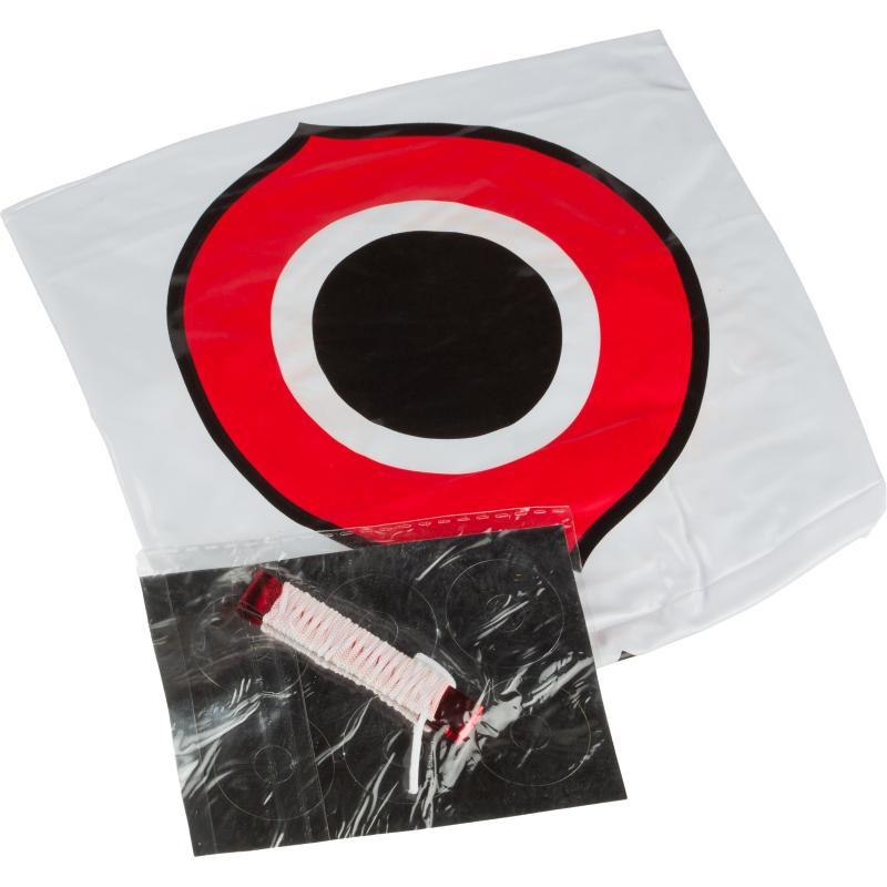 Отпугиватель Шар с глазами хищника белый, 40 см