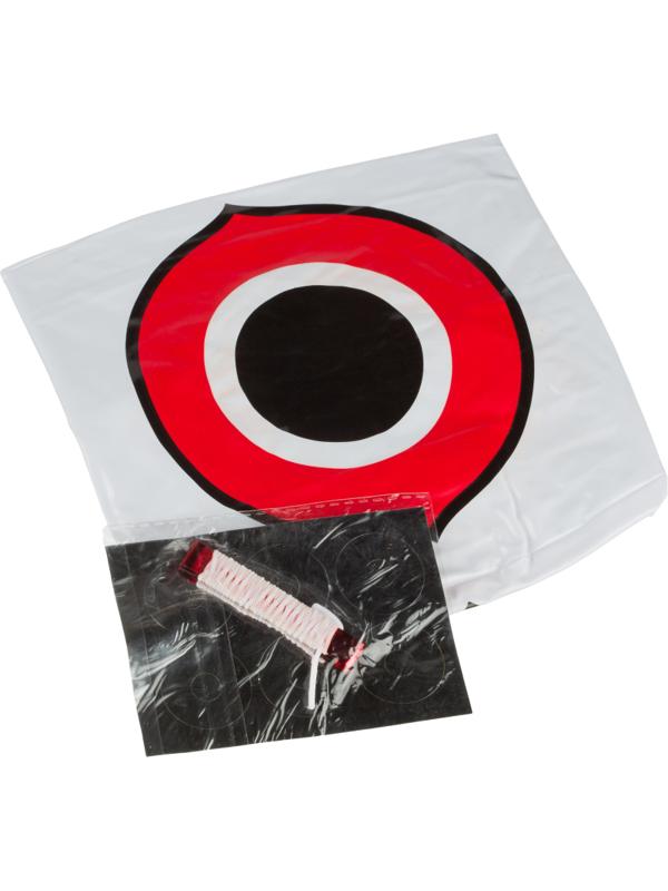 Отпугиватель Шар с глазами хищника белый, 40 см