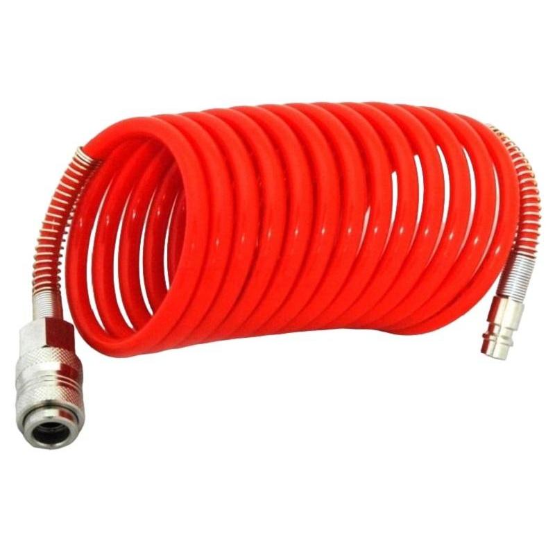 Шланг пневматический спираль Concorde ПЭ, 15м, 8мм, рапид, 20 атм (SHQ8-15)