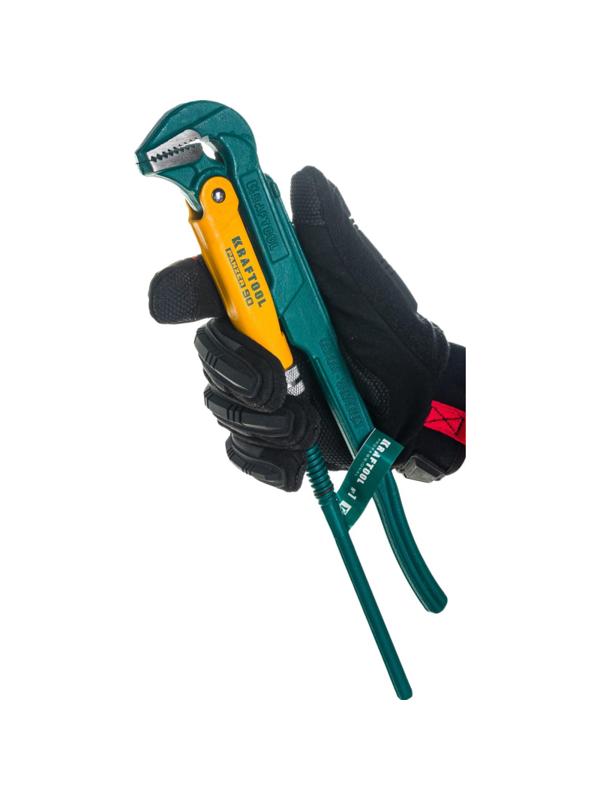 Ключ трубный KRAFTOOL PANZER-90, №1, прямые губки (2734-10 2)