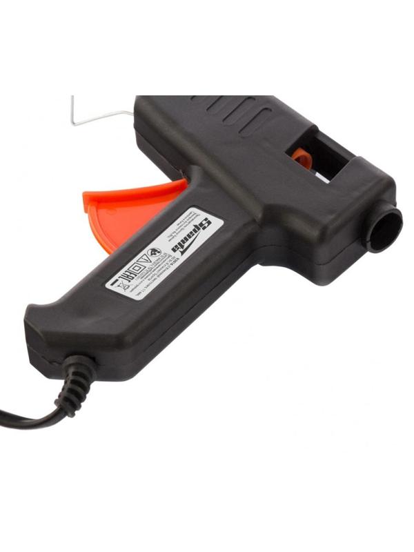 Пистолет клеевой SPARTA 11 мм, 40 Вт, 2 стержня (93016)
