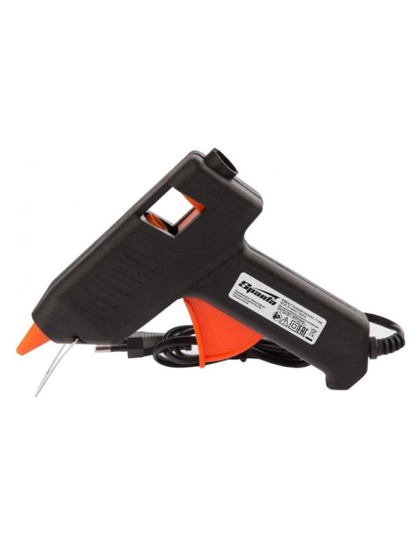 Пистолет клеевой SPARTA 11 мм, 40 Вт, 2 стержня (93016)