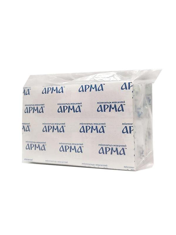 Перевяз. ср-ва Лейкопластырь бакт,19х72мм полимер.телесный ПЭ,100шт/уп,АРМА