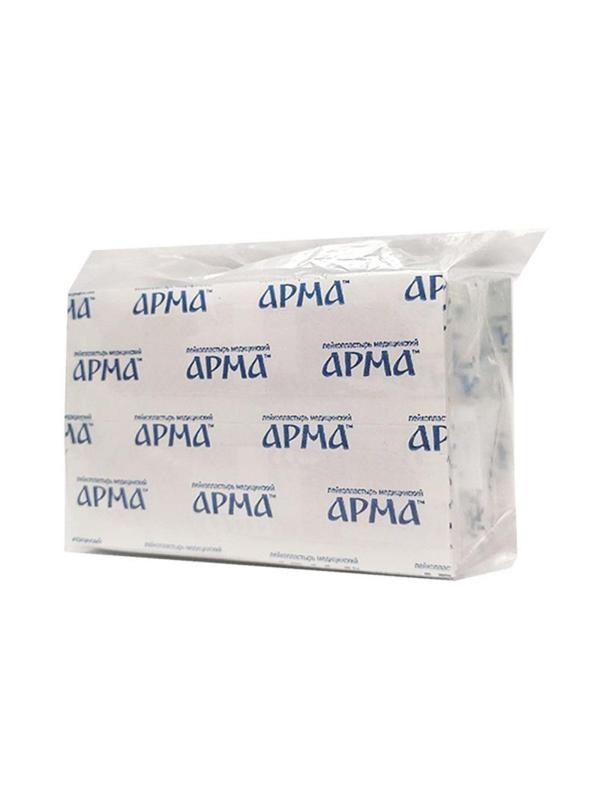 Перевяз. ср-ва Лейкопластырь,25х72мм нетканый белый ПЭ,100 шт/уп,АРМА