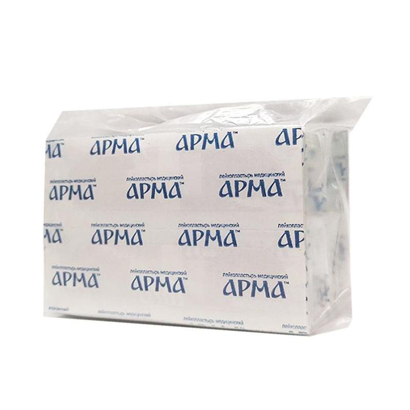 Перевяз. ср-ва Лейкопластырь,19х72мм полимер.прозрач.ПЭ,100 шт/уп,АРМА