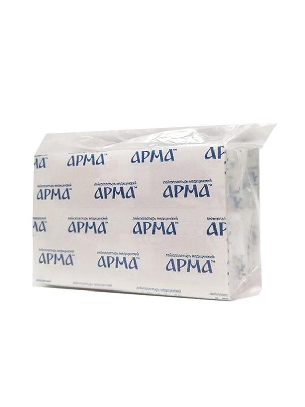 Перевяз. ср-ва Лейкопластырь,19х72мм полимер.прозрач.ПЭ,100 шт/уп,АРМА