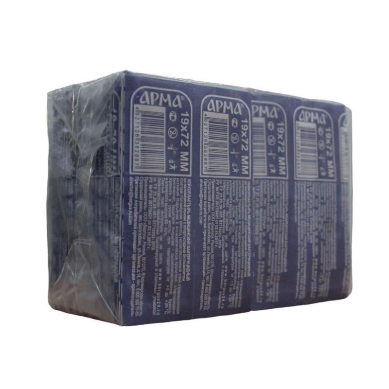 Перевяз. ср-ва Лейкопластырь бакт, 19х72 мм, полимерный 200 шт/уп, АРМА