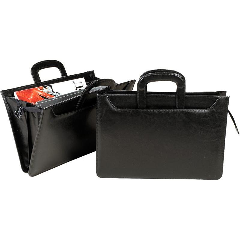 Портфель Папка Мечта имп.винилискожа,черный,380х265 мм, мод.250и/чер