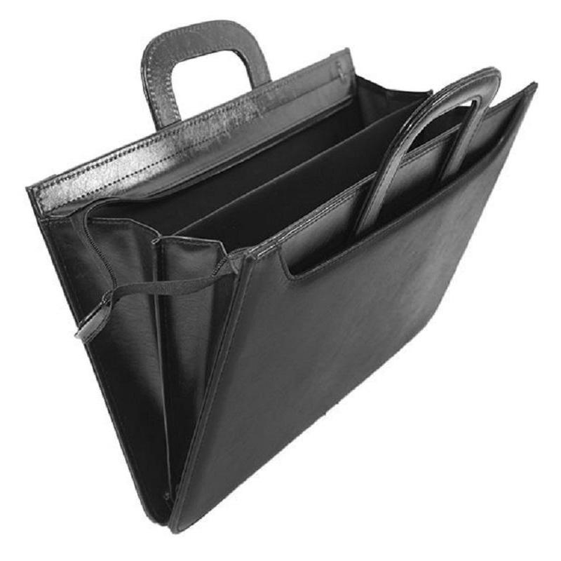 Портфель Папка Мечта имп.винилискожа,черный,380х265 мм, мод.250и/чер