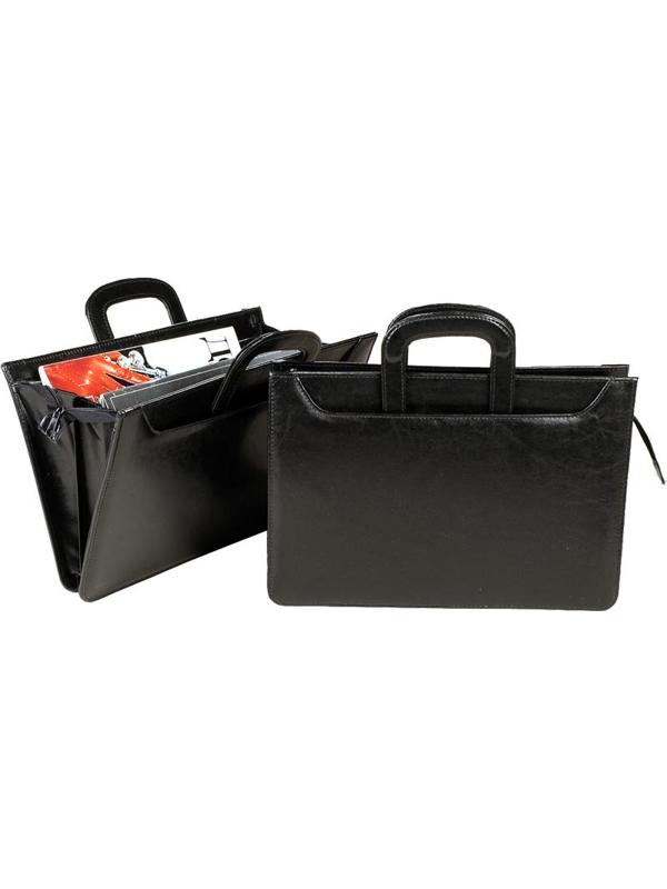 Портфель Папка Мечта имп.винилискожа,черный,380х265 мм, мод.250и/чер