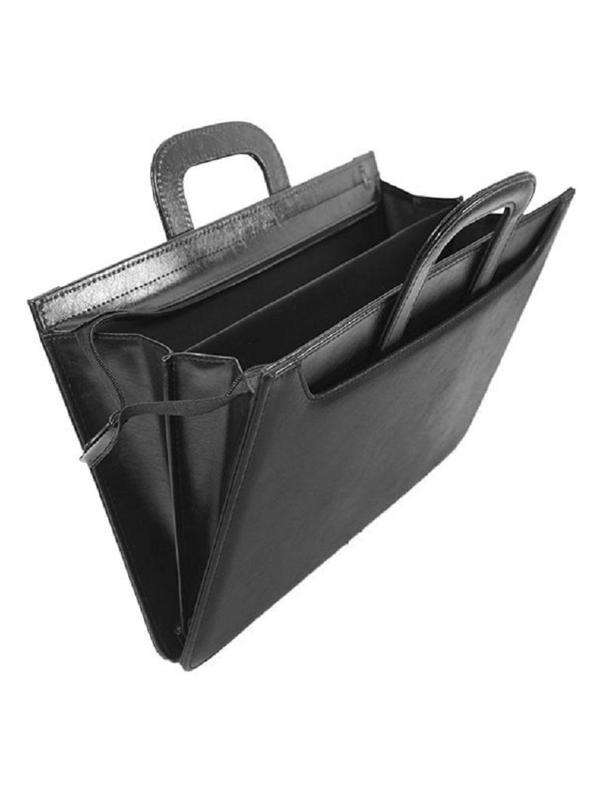 Портфель Папка Мечта имп.винилискожа,черный,380х265 мм, мод.250и/чер