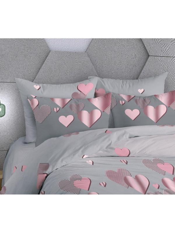 Постельное белье 1,5сп бязь 120г/м2 (нав.50х70-2шт) Сияние