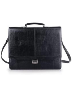 Портфель Бизнес имп.винилискожа,черный,мод.309/чер