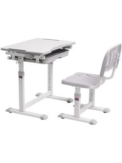 Комплект детской мебели FD_Парта + стул трансформеры SORPRESA GREY Cubby