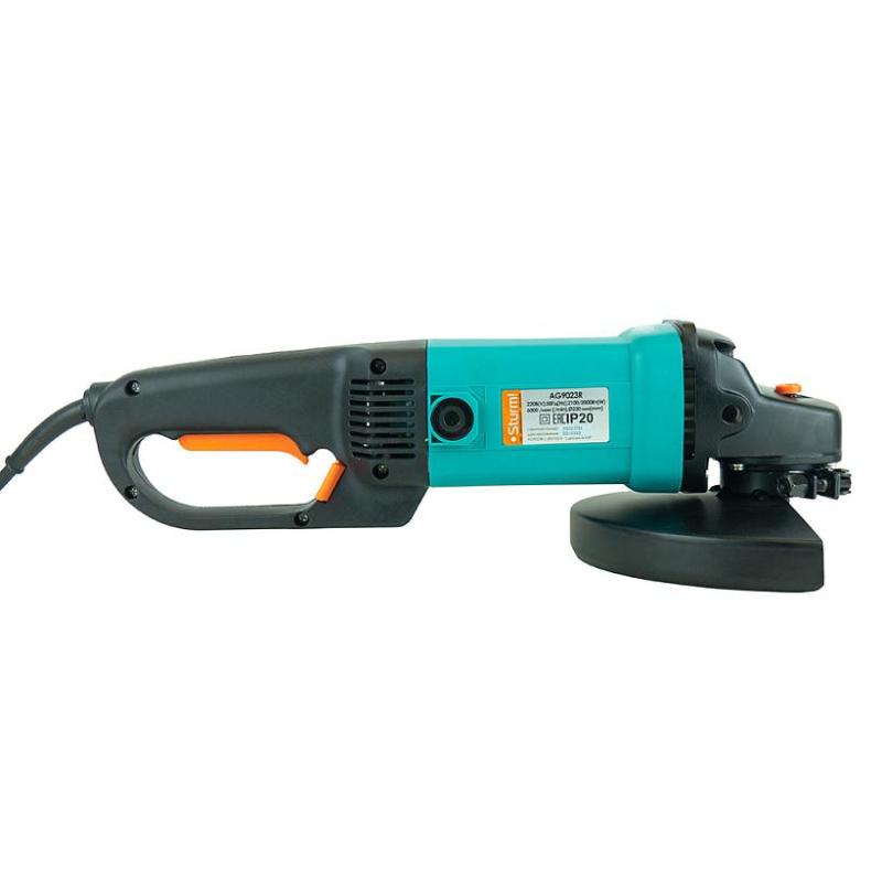Шлифмашина угловая Sturm! 230мм, 2100Вт, плавный пуск (AG9023R)