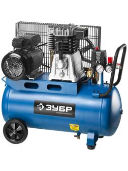Компрессор поршневой ременной ЗУБР 440л/мин, 50 л (ЗКПМ-440-50-Р-2.2)
