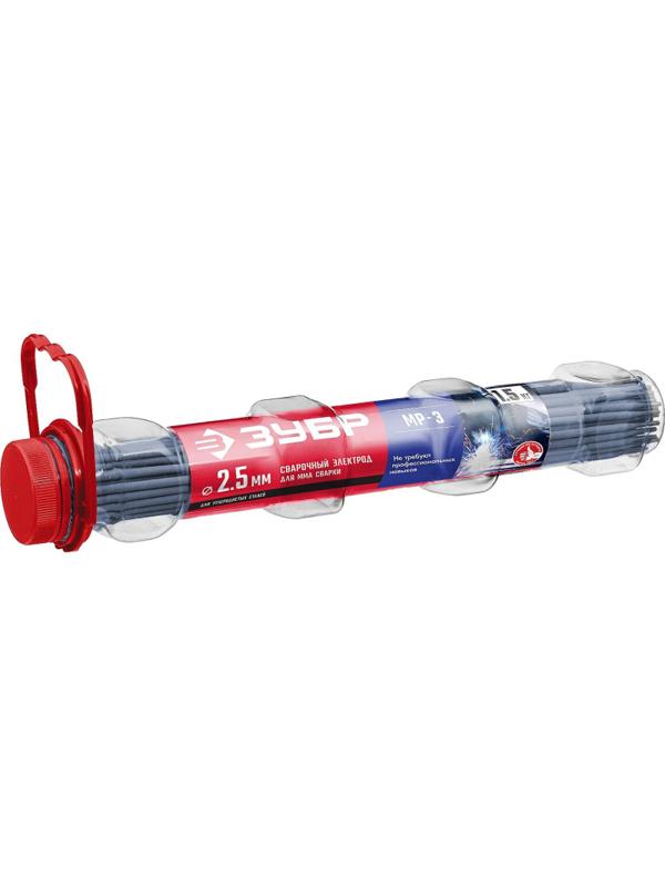 Электроды ЗУБР МР-3 рутил, d2,5х350мм, 1.5кг, в тубе (40011-2.5)