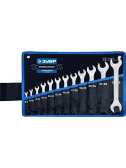 Набор ключей рожковых гаечных, 12 шт, 6 - 32 мм, ЗУБР