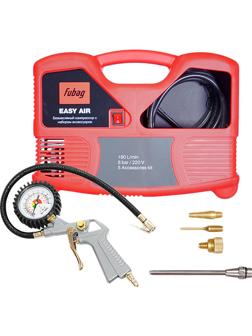 Компрессор поршневой FUBAG Easy Air чемодан с аксессуарами (8215040KOA649)