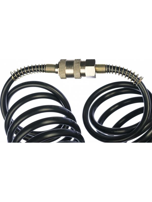 Шланг пневматический спираль FUBAG 10м, нейлон, 10бар, 6x8мм (170024)