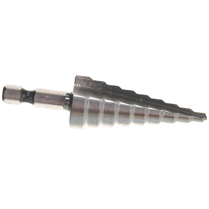 Сверло ступенчатое по металлу Вихрь 9 ступеней, 4-20мм,  P6M5 (73/10/6/17)