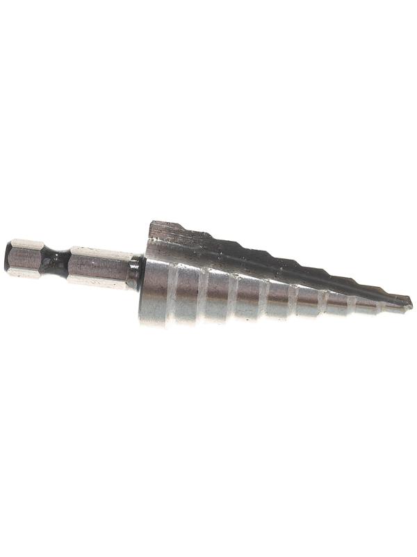 Сверло ступенчатое по металлу Вихрь 9 ступеней, 4-20мм,  P6M5 (73/10/6/17)