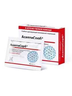Средство Асептисорб сорбент, 1г, 5 шт/уп