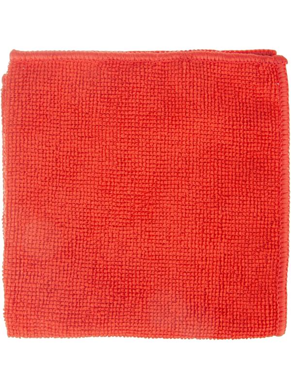 Салфетка хозяйственная Luscan из микрофибры универ 200г/м2 30х30см красная