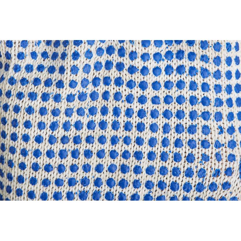 Перчатки защитные трикотажн ПВХ Точка 5нитей 48-50гр 10кл 300пар/уп(белые)