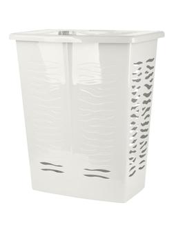 Корзина для белья Keeplex Regular 60л 48х34,5х59,5см белое облако