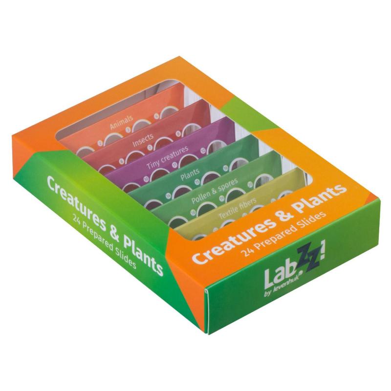 Набор микропрепаратов Levenhuk LabZZ CP24, существа и растения 72870