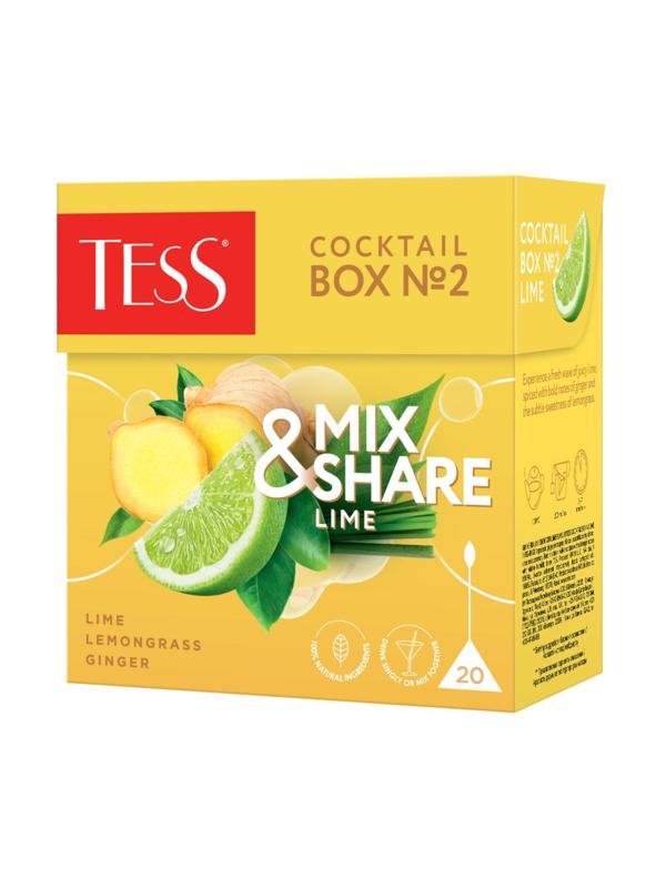 Чай TESS Коктейль Бокс№2 Лайм, 20пир 1761-12