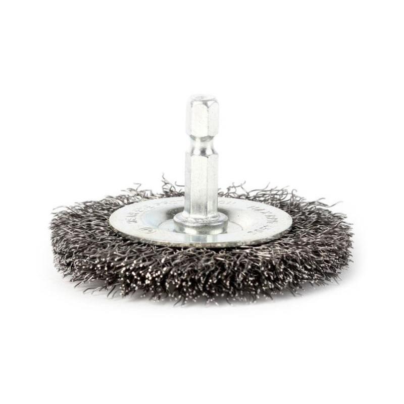 Корщетка EDGE by PATRIOT для дрели 50мм с хвост. НЕХ, круглая (813010019)