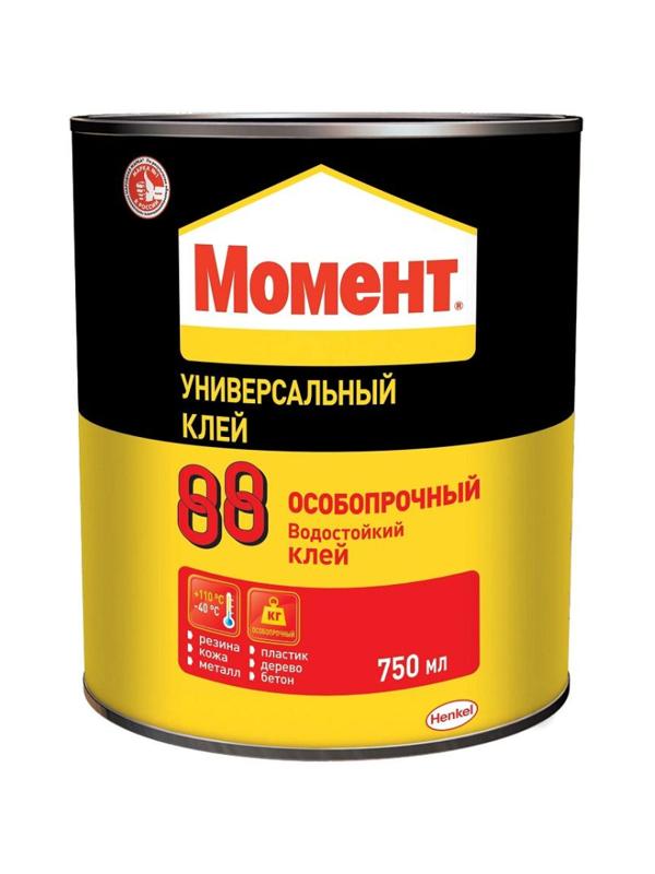 Клей универсальный Момент 88 особопрочный водостойкий 750мл (1777022)