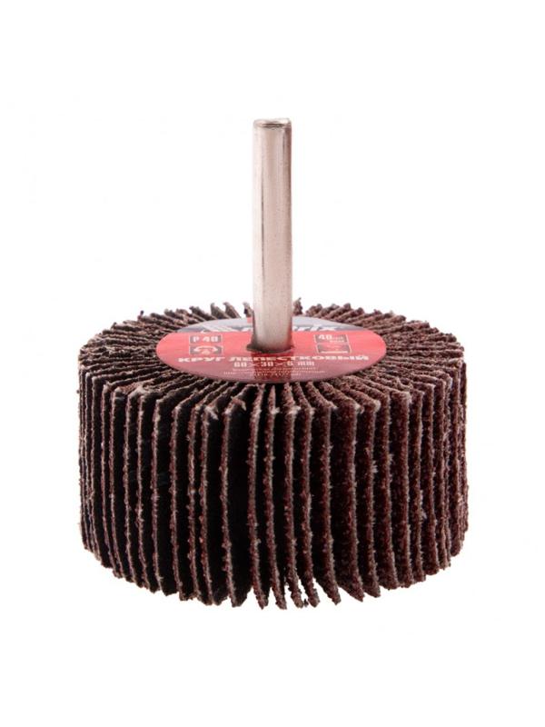 Круг лепестковый MATRIX для дрели d60х30х6мм, P40 (74120)