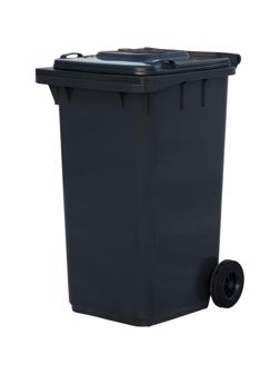 Контейнер-бак мусорный 240л с педальным приводом Г-образ серый МКТ 240 ПГ